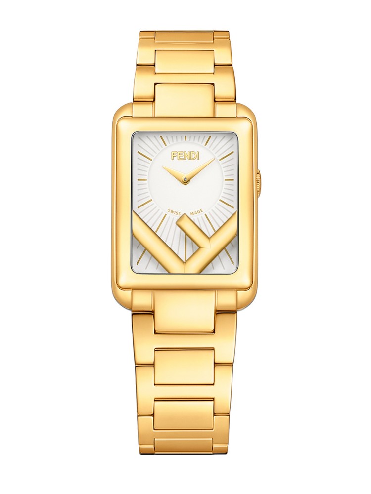 Fendi Timepieces Silver-whte 22.5 x 32 mm F107040301