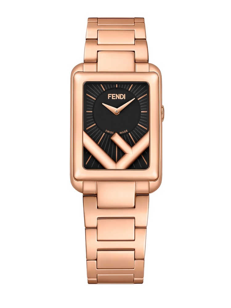 Fendi Timepieces Black 22.5 x 32 mm F107050601