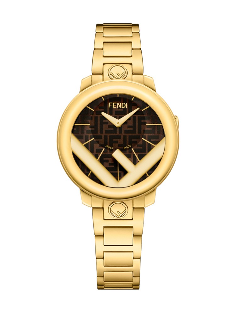 Fendi Timepieces Brown 28 mm F714422000