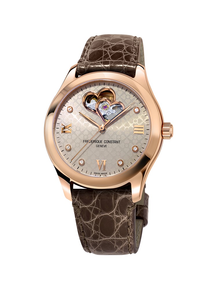 Frederique Constant Ladies Double Heart Beat Automatic FC-310LGDHB3B4