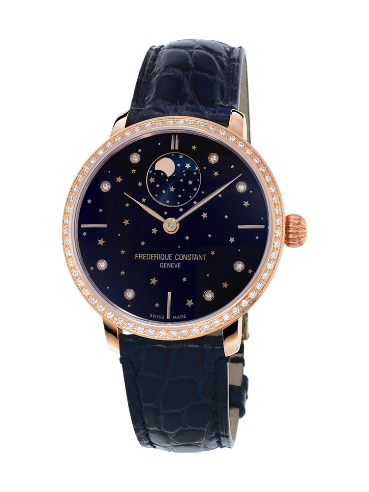 Frederique Constant Slimline Manufacture Moonphase Stars FC-701NSD3SD4