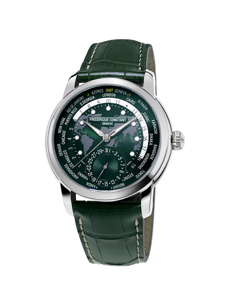 Frederique Constant Worldtimer Manufacture FC-718GRWM4H6