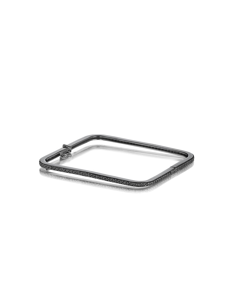 Piece Square Diamond Bangle