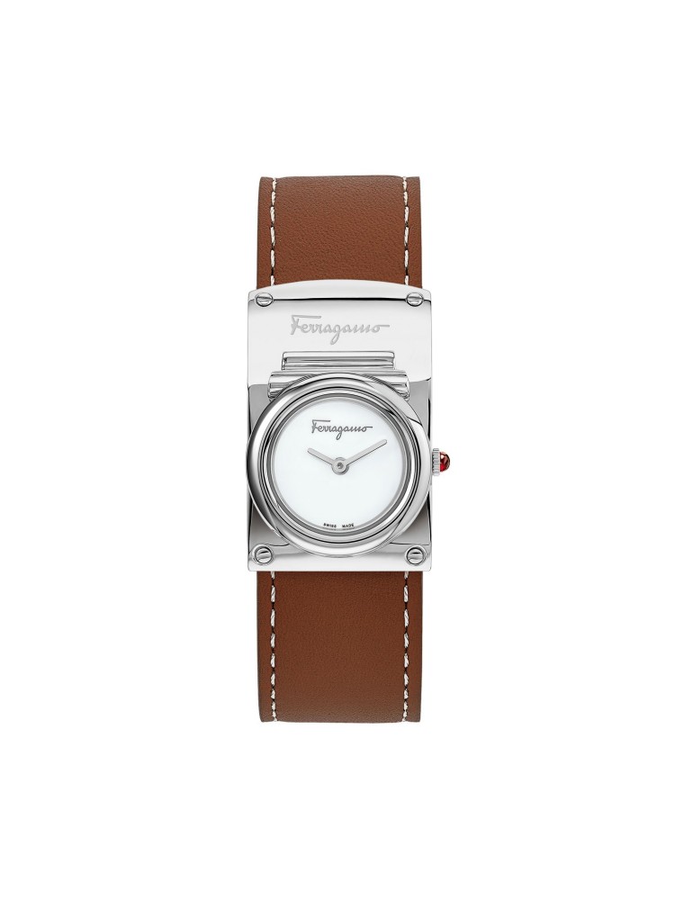 Ferragamo White 23 X 39mm  