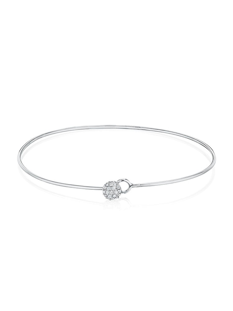White Gold Love Always Bracelet