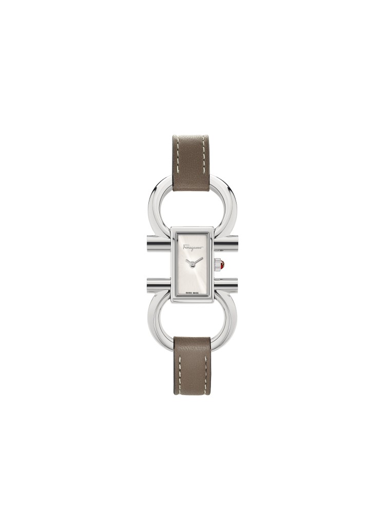 Ferragamo White 13 x 23mm 