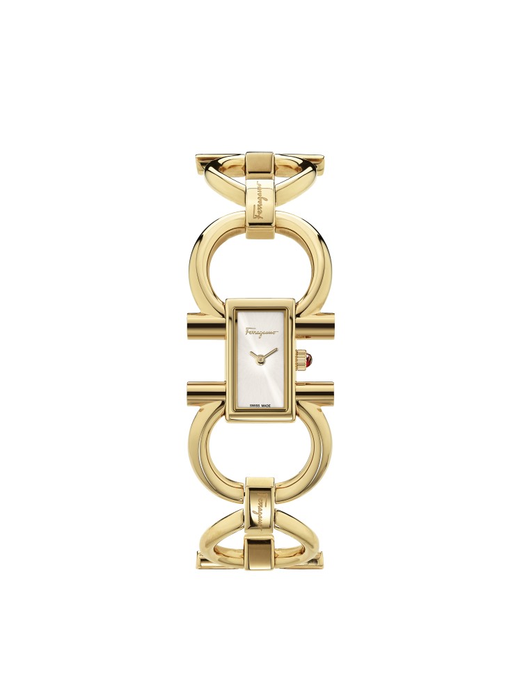 Ferragamo White 13 x 23mm 