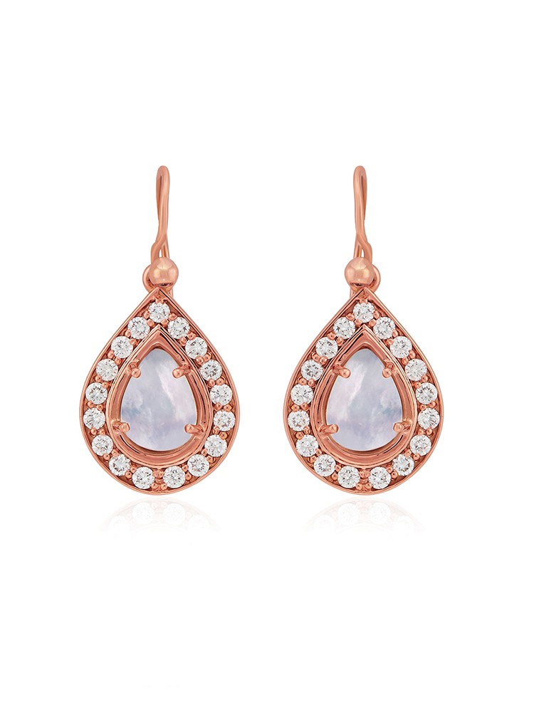 Misahara Basa 18k Rose Gold Earrings
