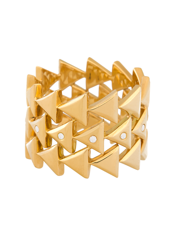 Unity Eternal Yellow Gold Ring