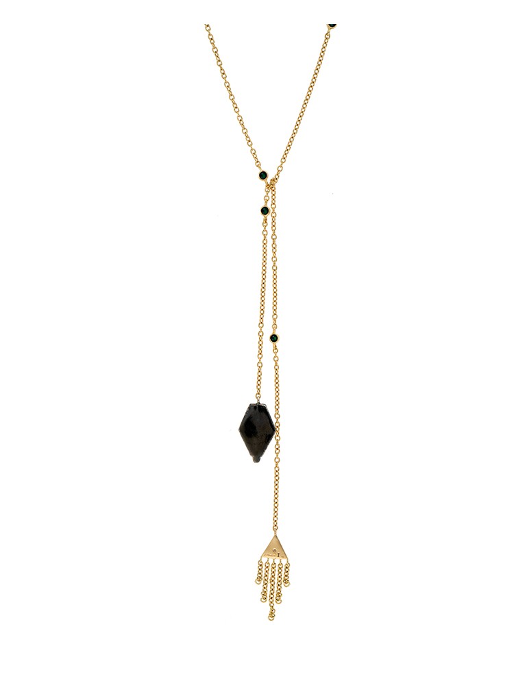 Misahara Drina Downstream 18k Yellow & White Gold Necklace