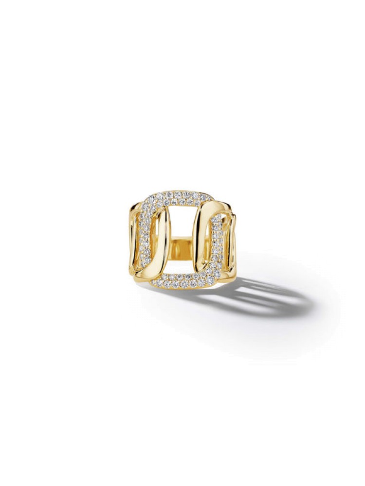 Piece Link Diamond Ring