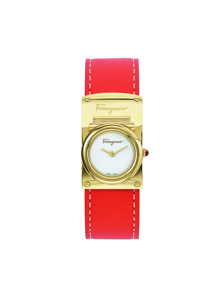 Ferragamo White 23 X 39mm             