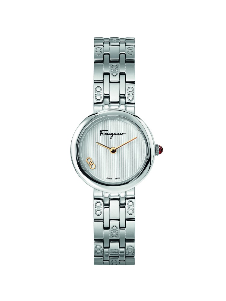 Ferragamo Silver 28mm 