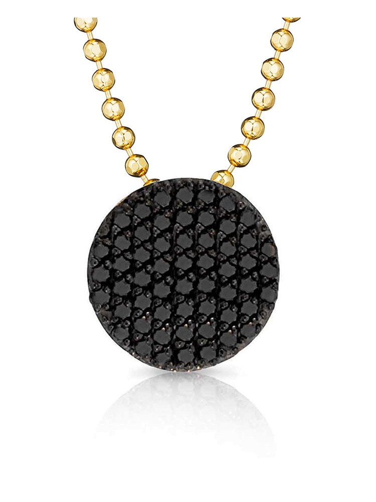 Yellow Gold Mini Infinity Necklace