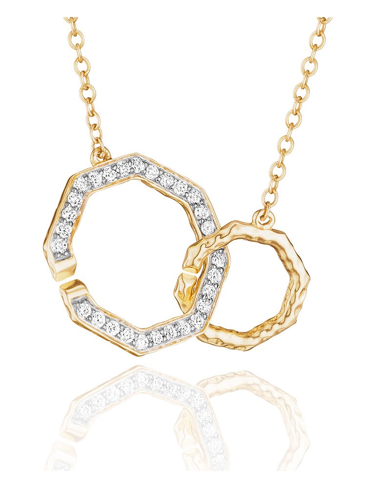 Yellow Gold Hero Front Closure Necklace