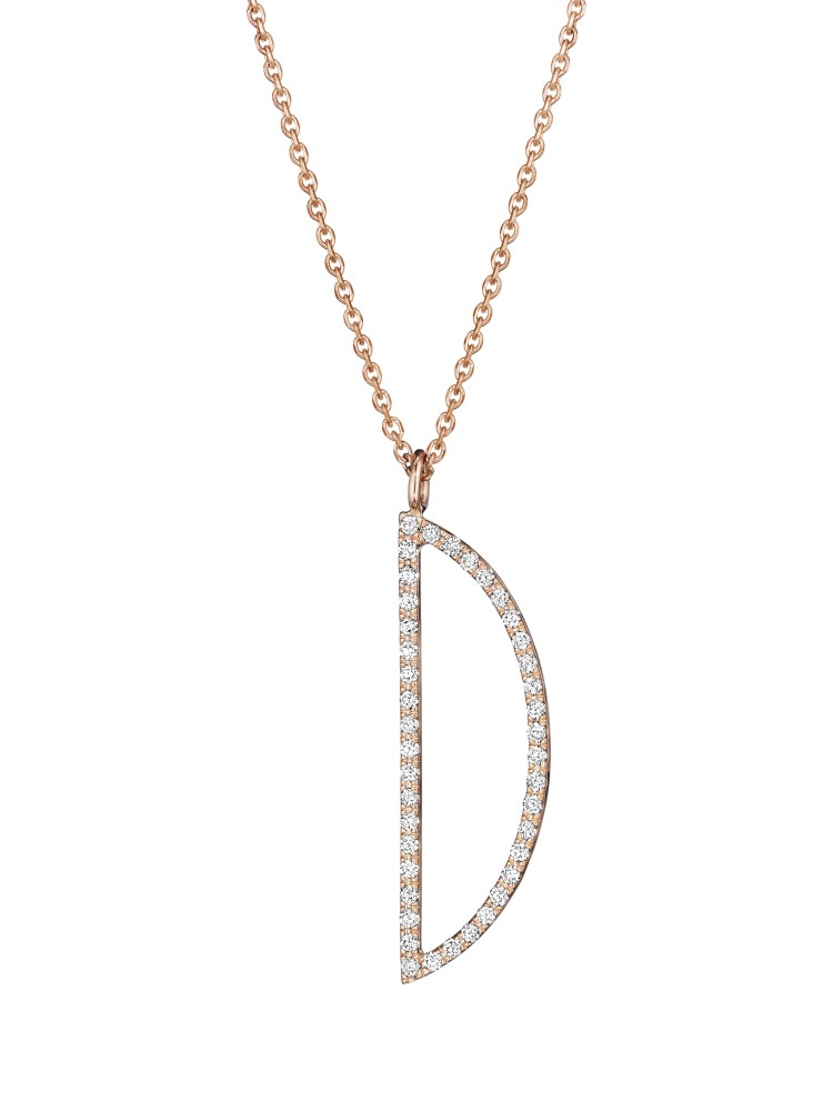 Mimi So Type Letter "D" Pendant