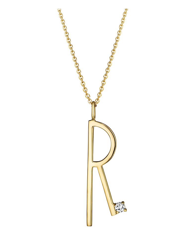Mimi So Type Letter "R" Pendant