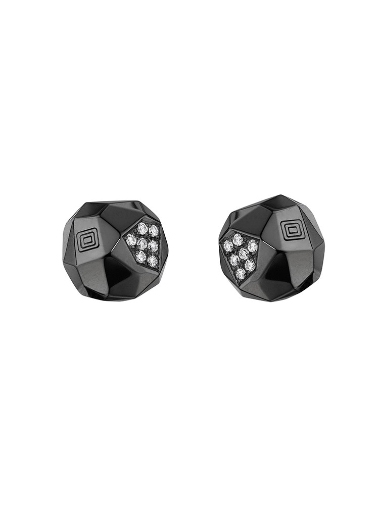 Mimi So Jackson Switch Faceted Diamond Studs