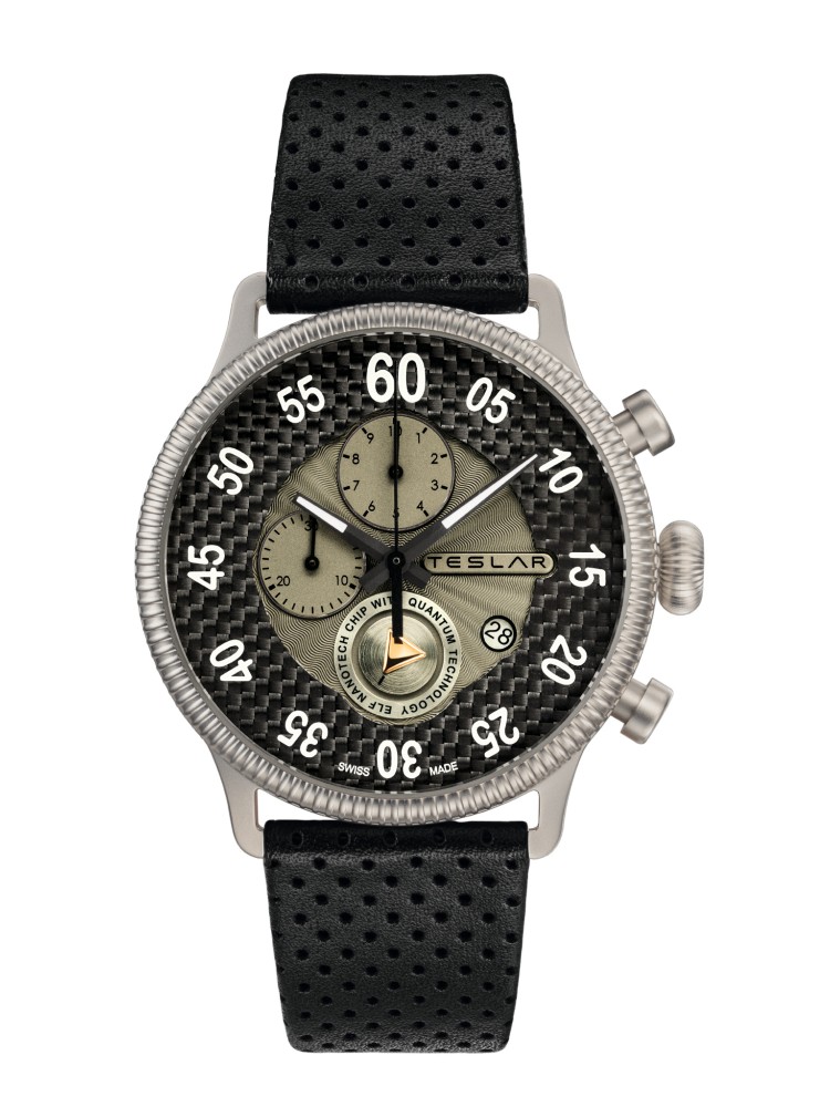 Teslar Black 44 mm WTTP00319