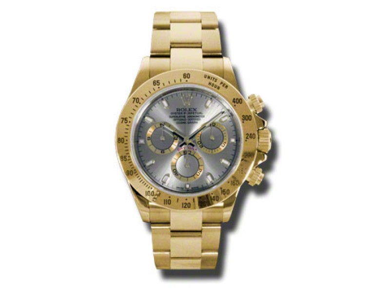 Rolex daytona grey gold discount