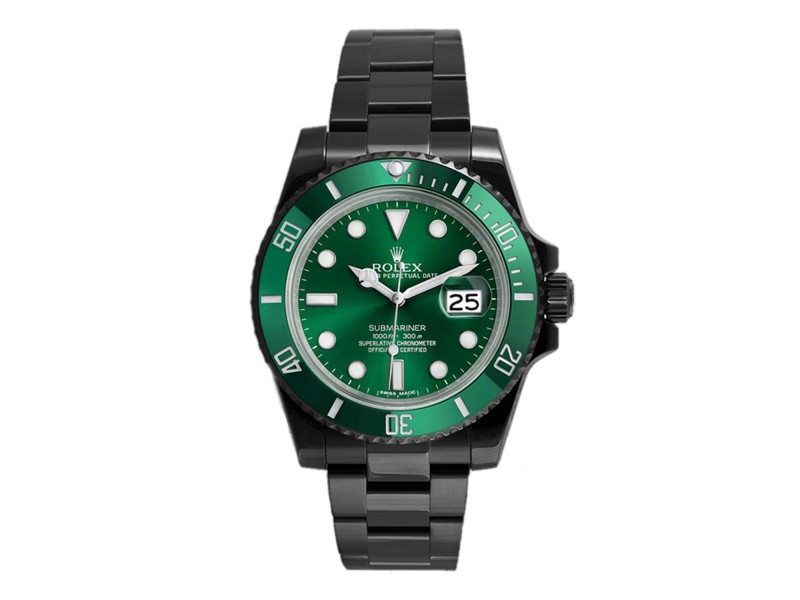 Rolex Submariner Green 116610LV DLC PVD Rolex Buy at TrueFacet