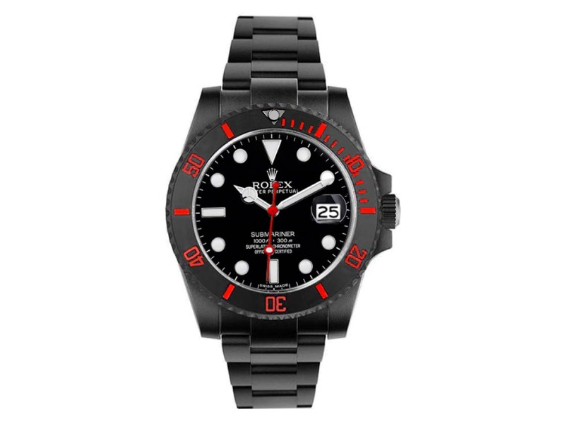 Rolex Ceramic Red Submariner 116610 DLC PVD Rolex Buy at TrueFacet