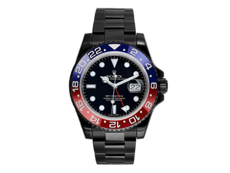 Rolex GMT Master II 116710 Ceramic Pepsi DLC PVD Rolex Buy at TrueFacet