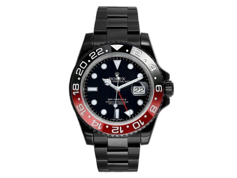 Rolex GMT Master II 116710 Ceramic Coke DLC PVD Rolex Buy at TrueFacet