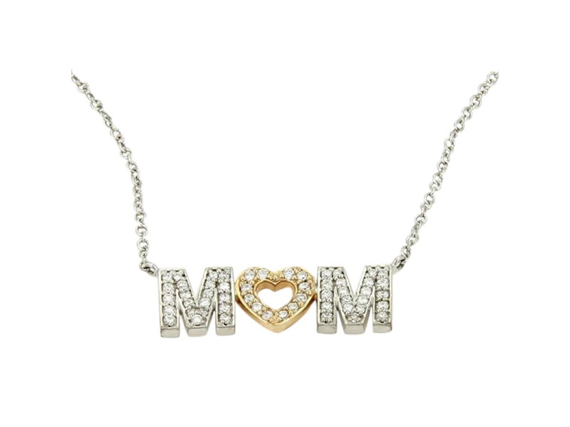 Tiffany co mom necklace new arrivals