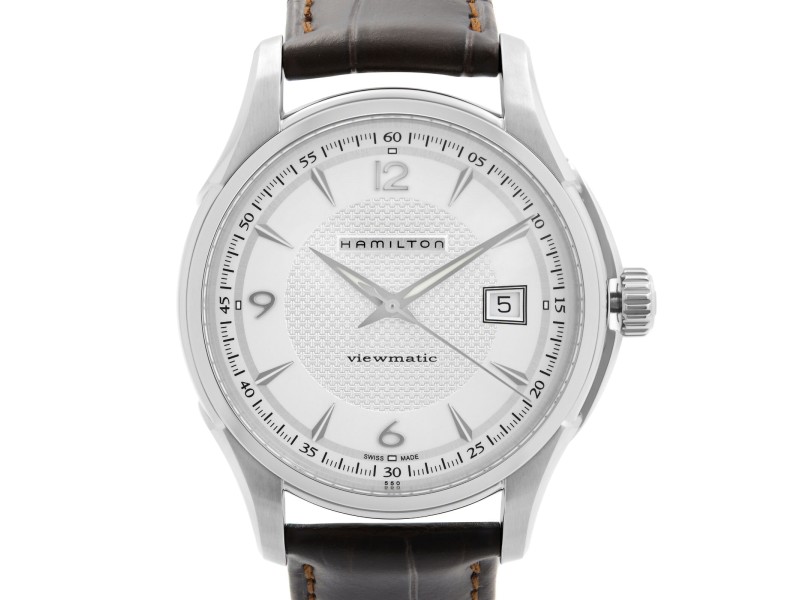 Hamilton Jazzmaster Viewmatic 40mm Steel Silver Dial Automatic Watch Hamilton Buy at TrueFacet