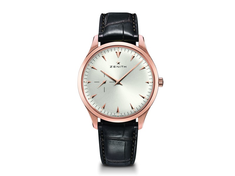 Zenith elite ultra thin rose gold top
