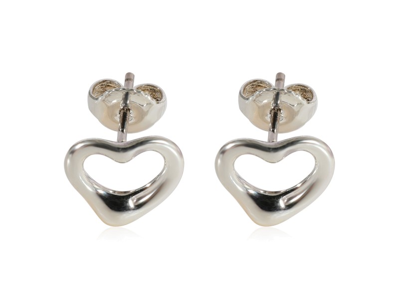 Tiffany and co silver heart earrings new arrivals