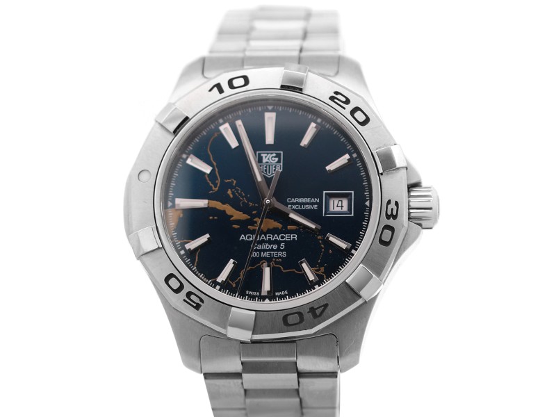 TAG Heuer Aqauracer Caribbean Edition Automatic Men s Date Watch Tag Heuer Buy at TrueFacet