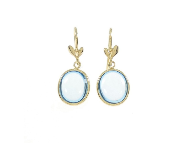 Tiffany blue topaz earrings online