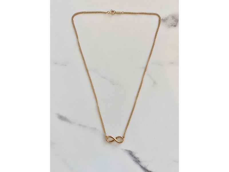 Tiffany infinity necklace rose gold store