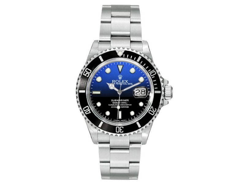 Rolex submariner deep blue outlet