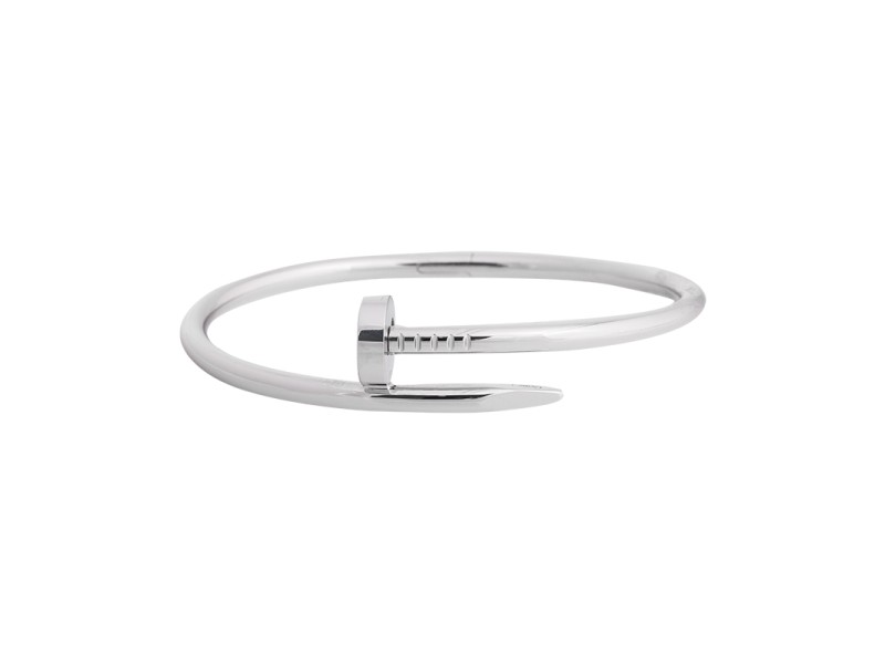 Cartier juste un clou bracelet white gold clearance