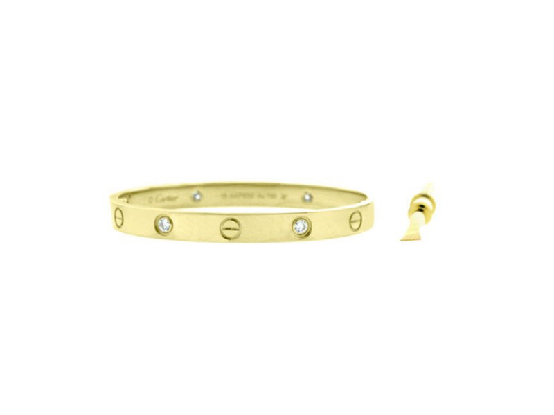Cartier love bracelet 18k yellow gold sales