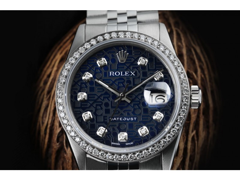 Rolex oyster perpetual datejust diamond numbers sale