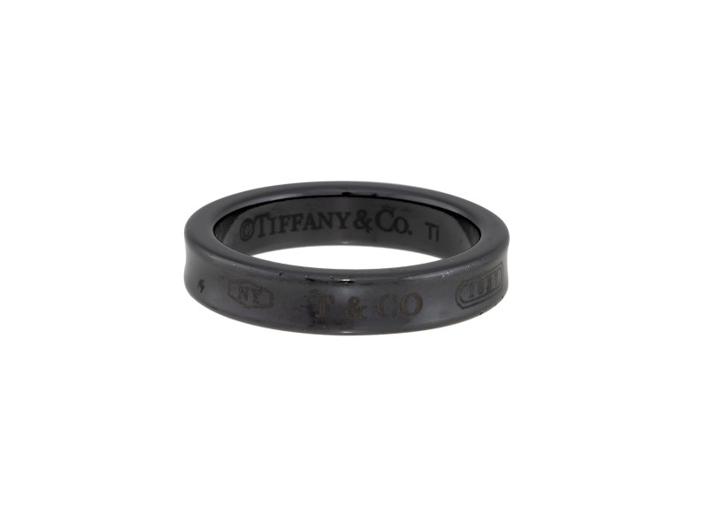 Tiffany black t ring new arrivals