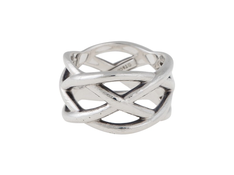 Tiffany Co. Sterling Silver Celtic Knot Ring Size 7 Tiffany Co. Buy at TrueFacet