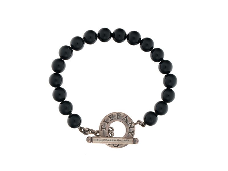 Tiffany black onyx toggle bracelet on sale