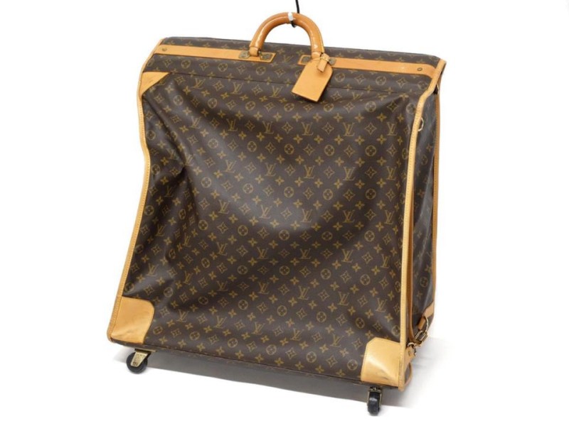 Louis Vuitton Rare Monogram Pullman Vertical Trolley Garment Suitcase Bag 240162