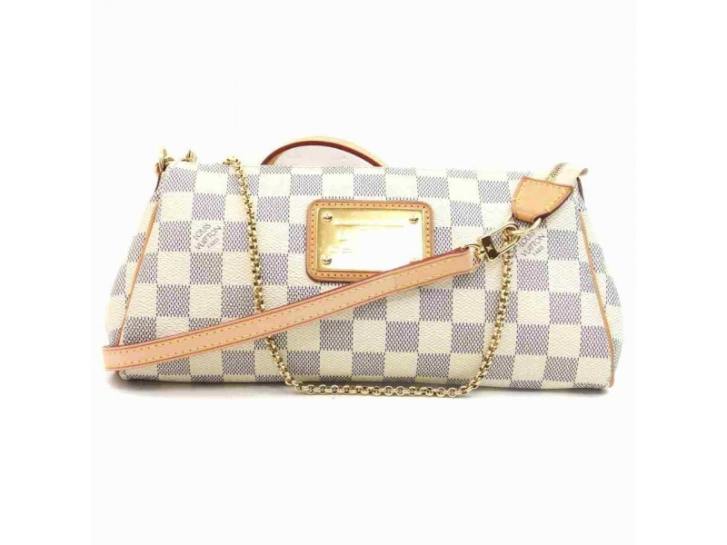 Louis Vuitton Discontinued Damier Azur Pochette Eva Crossbody 2way 860247