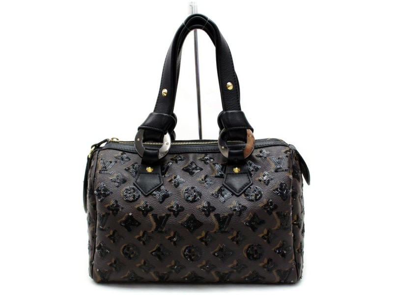 Louis Vuitton Ultra Rare Monogram Eclipse Sequin Speedy 30 871656