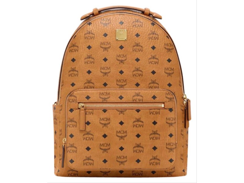 MCM Large Monogram Visetos Cognac Stark 40cm Backpack 1015m40
