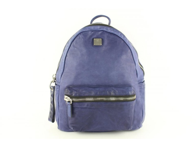 MCM Purple blue Lush Tumbler 11mcz1113 Blue purple Leather Backpack MCM Buy at TrueFacet