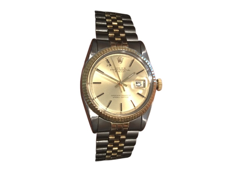 Rolex Datejust 14K Gold Stainless Steel 33mm Mens Watch Rolex Buy at TrueFacet