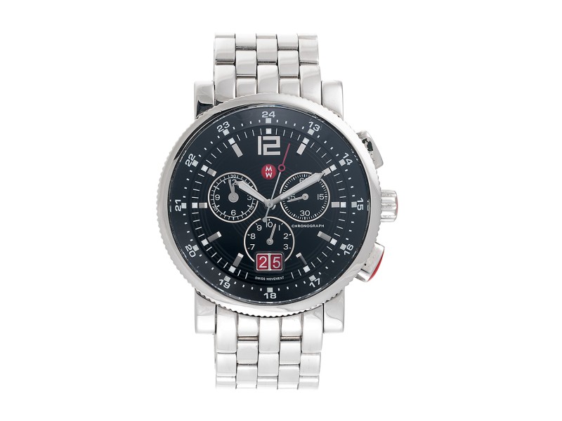 Michele Sport Sail MW01K00D9002 Stainless Steel Quartz 42mm Womens Watch Michele Buy at TrueFacet