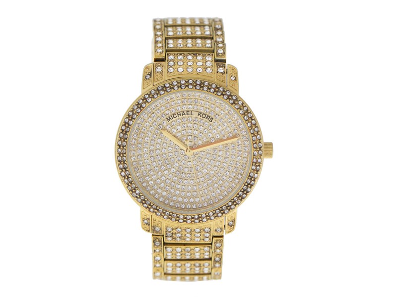 Michael Kors Mk5061 Gold Tone Swarovski Crystal 38mm Watch Michael Kors Buy at TrueFacet